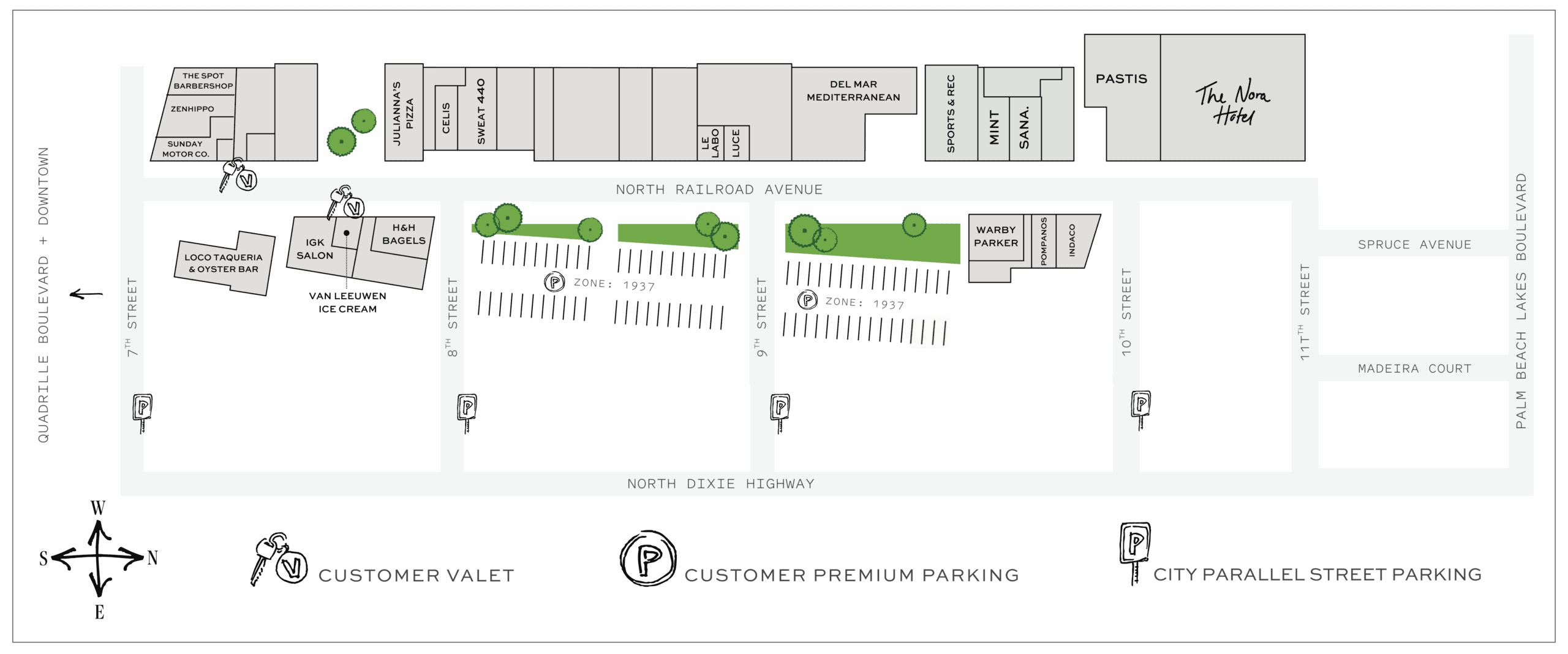Website Parking Page Map. 