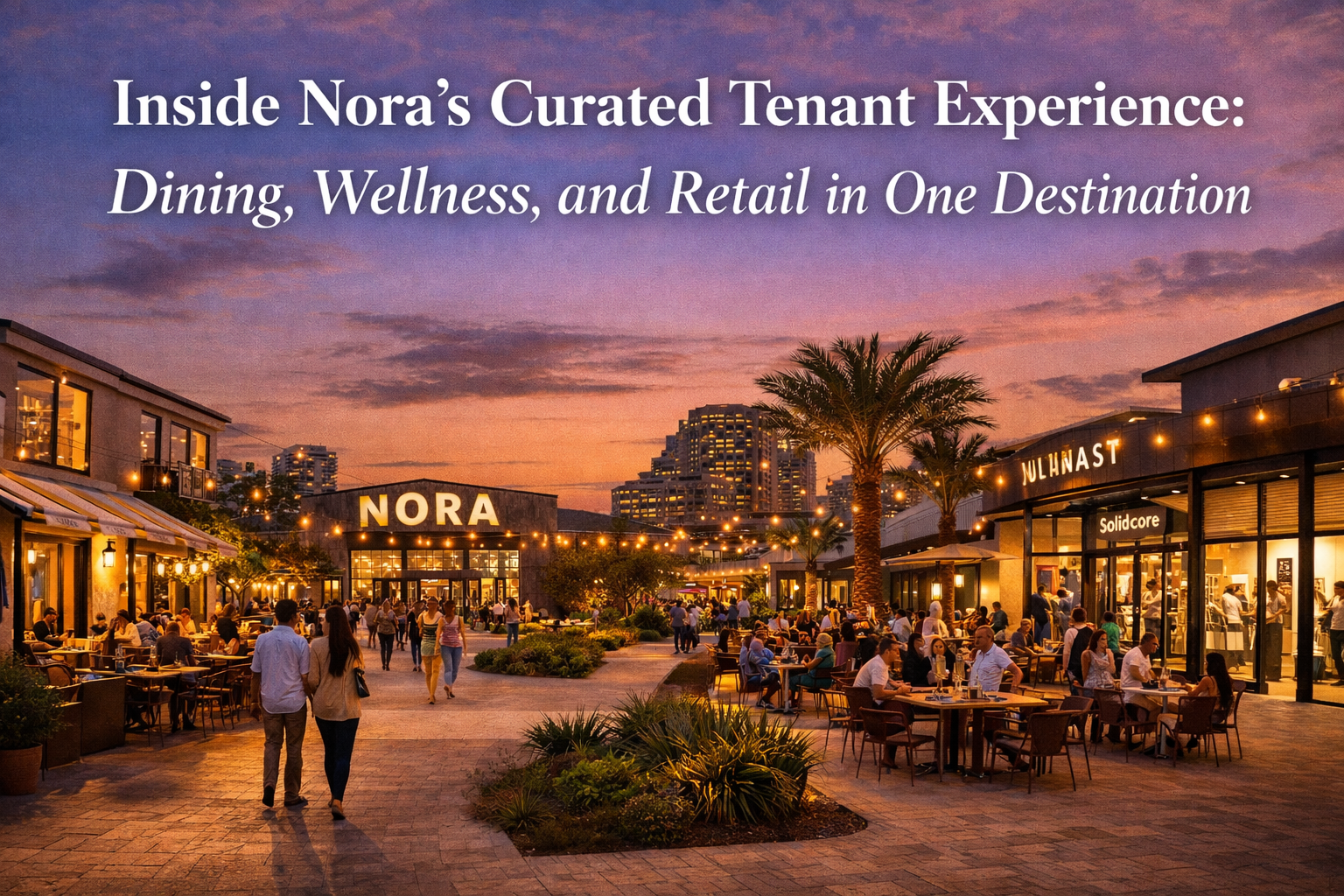 Inside Nora’s Curated Tenant Experience: Dining, Wellness, and Retail in One Destination